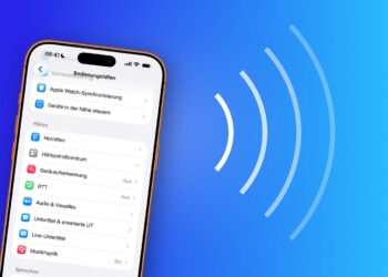 iPhone showing the Hearing section in Accessibility settings with the Hearing Devices entry used to pair Made for iPhone hearing aids
