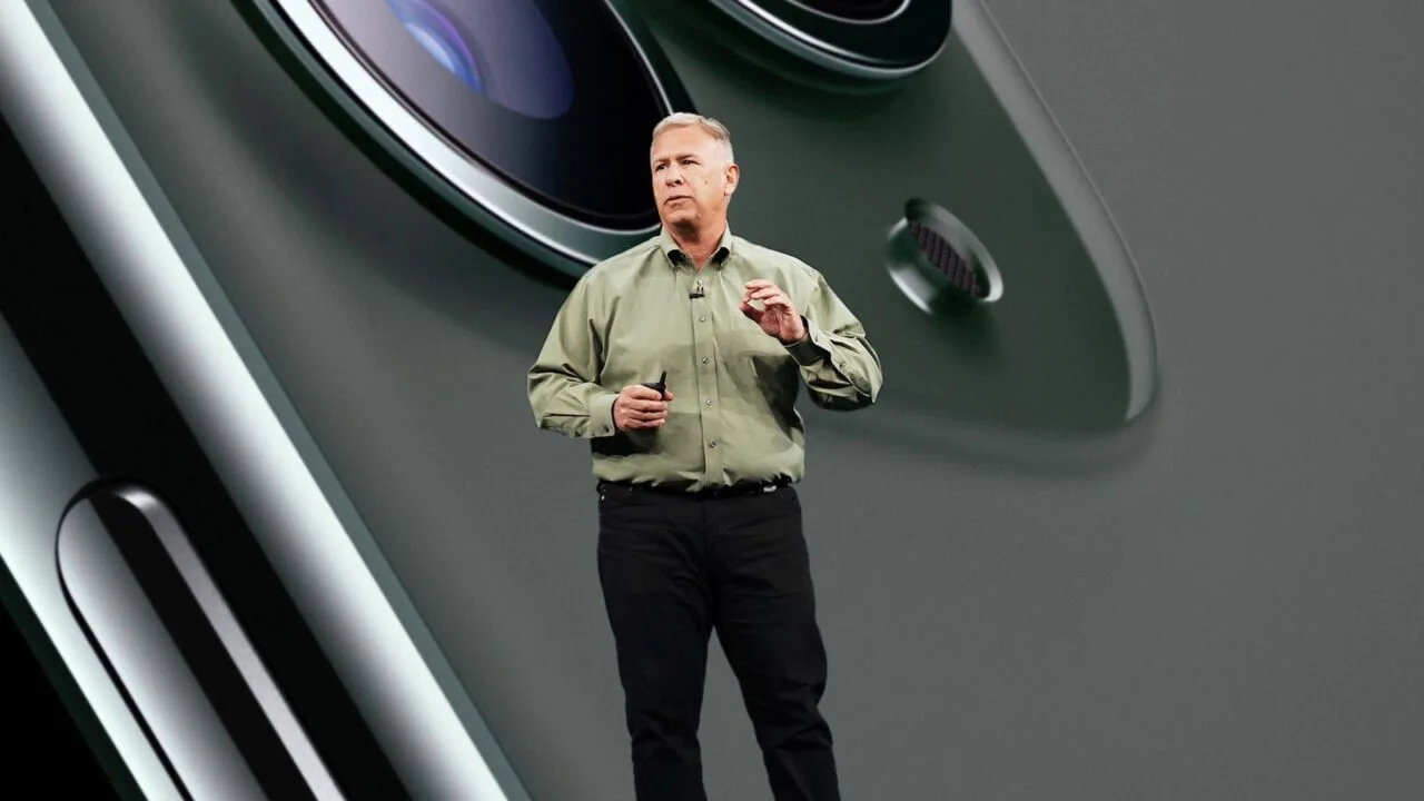 Phil Schiller, who is handing over the App Store at Apple, speaking on the keynote stage