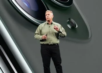 Phil Schiller, who is handing over the App Store at Apple, speaking on the keynote stage