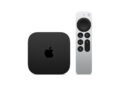 Apple TV 4K with Siri Remote on a white background, the device for tvOS 27 with Siri AI