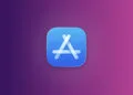 App Store margin: App Store icon on a purple gradient background