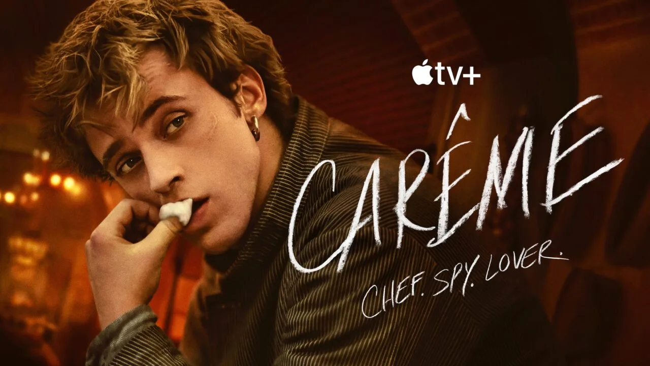 Carême season 2: Benjamin Voisin as Antonin Carême on the series key art
