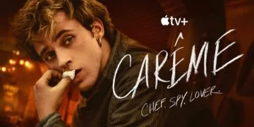 Carême season 2: Benjamin Voisin as Antonin Carême on the series key art