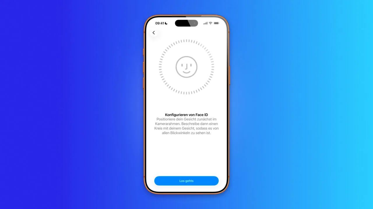 Face ID lawsuit: iPhone showing the Face ID setup screen