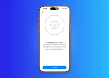 Face ID lawsuit: iPhone showing the Face ID setup screen