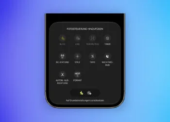iOS 27 camera app customizable controls: the add photo controls view with ten available controls