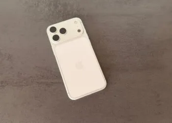 iPhone 17 Pro Max in silver from the back, the shade under debate among the iPhone 18 Pro colors