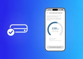 Pro Video Storage on iPhone 18 Pro: iPhone showing the Configure Pro Video Storage dial at 150 GB and about 26 minutes of ProRes 4K 30 fps, next to a drive with a checkmark