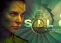 Silo season 4: key art showing Rebecca Ferguson as Juliette Nichols in front of the Capitol and the series title