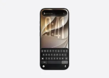 Swapping Siri AI models: iPhone showing the open search and ask bar above the lock screen