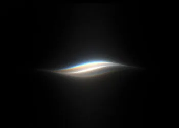 Siri AI training data: bright Siri wave in rainbow colors on a black background