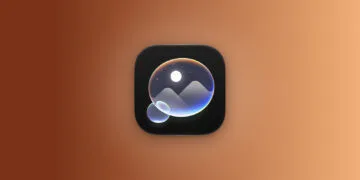 Image Playground app icon on a warm gradient – images from the app carry an invisible SynthID watermark on iPhone