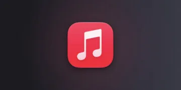 Apple Music app icon on a dark gradient – Apple Music is getting a new logo that appears in iOS 27.2