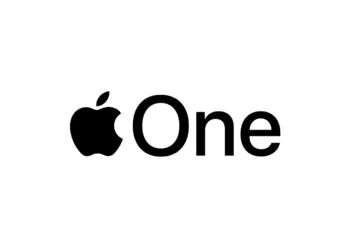 Black Apple One logo on a white background – Apple One price increase in twelve European countries