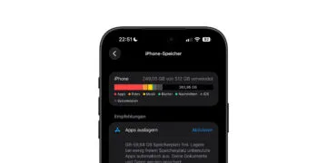 iPhone 18 Pro Max showing the iPhone Storage screen with 249.05 of 512 GB used – flash storage is at the center of Apple's memory crunch