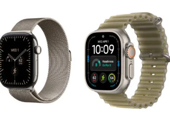 Apple Watch skin irritation: Apple Watch Series 12 with Milanese Loop next to Apple Watch Ultra 4 with Ocean Band