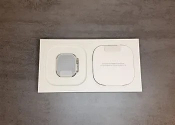 Apple Watch Series 12 teardown: Apple Watch Ultra 4 with protective film in its opened box
