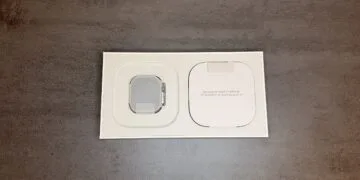 Apple Watch Series 12 teardown: Apple Watch Ultra 4 with protective film in its opened box
