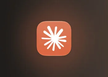 Claude Haiku 5.5: Claude icon on a dark, warm gradient background