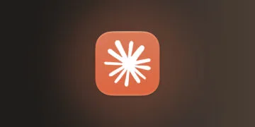 Claude Haiku 5.5: Claude icon on a dark, warm gradient background
