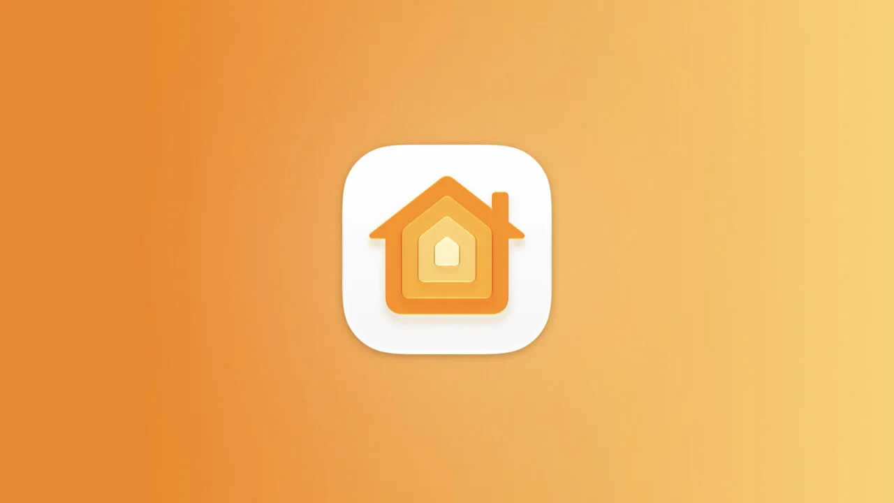 HomeView as Apple's upcoming smart home hub: the Home app icon on an orange gradient