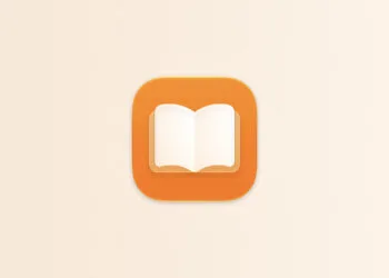Apple Books iOS 27.2: Books app icon on a light cream-colored gradient