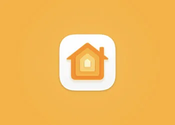 iOS 27.2 Schneider: Home app icon on a yellow background