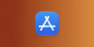 App Store icon on a warm terracotta gradient for the ruling on alternative app stores in Australia